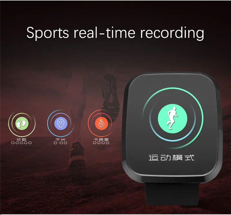 L18 Smart Watch Waterproof Message call reminder Smartwatch men Fashion Fitness Tracker Heart Rate Blood Pressure watch