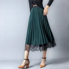 Белые газовые юбки с высокой талией для девочек Новинка года, двухцветная одежда кружевные женские плиссированные юбки элегантные юбки с пышной юбкой 8196