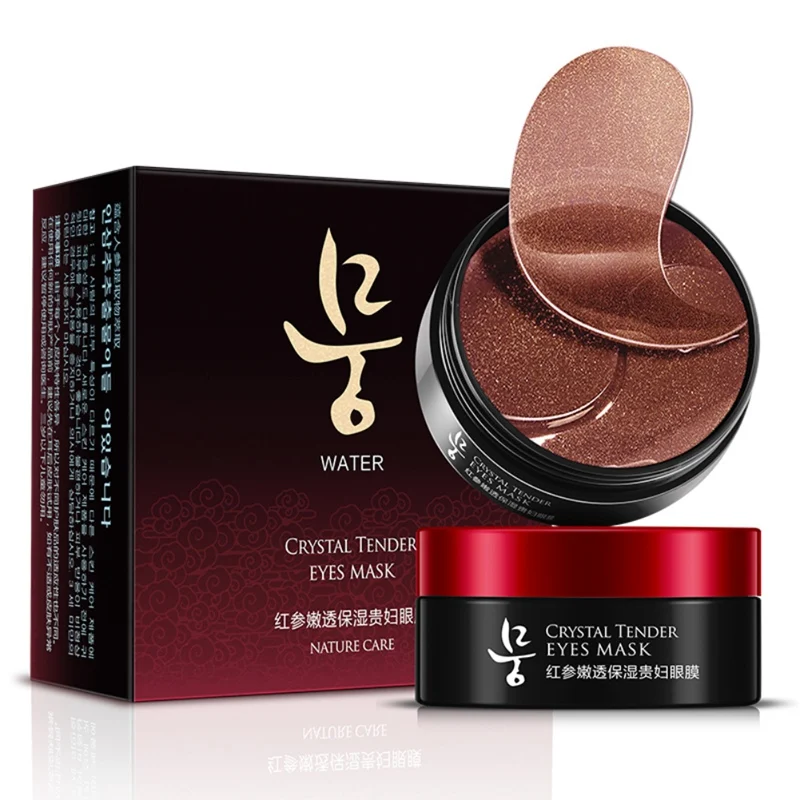 Red Ginseng Eye Mask Remove Dark Circles Lighten Fine Lines Freckle Eye Care Products