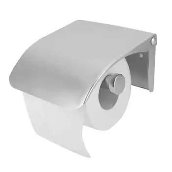

Wall Mounted Toilet Roll Paper Holder Stainless Steel Bathroom Tissue Paper Box Holder Shelf Bathroom Tool Kits