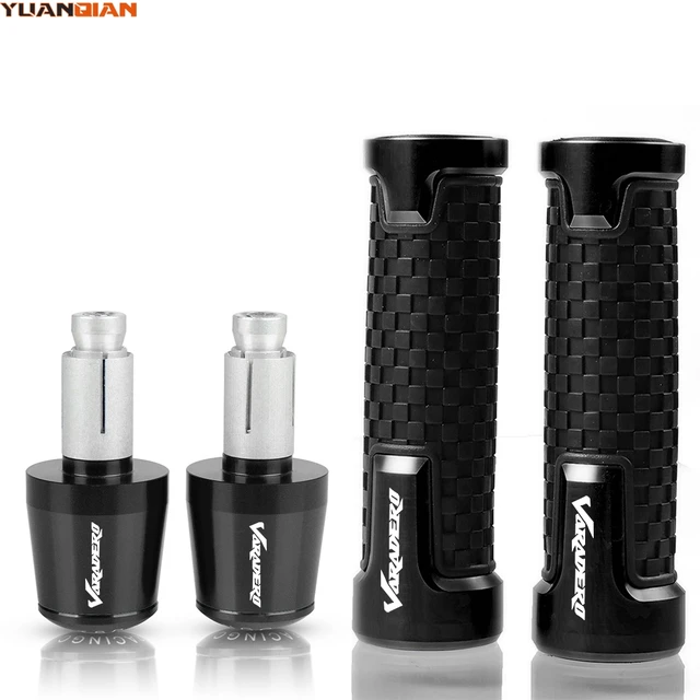 For HONDA XL1000/V/VARADERO XL 1000 1999-2013 2000 2001 2002 2003 7/8'' 22mm Motorcycle handlebar grips ends handle bar grip end black