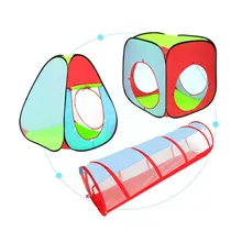 Детская палатка 3 шт. костюм игрушка палатка различные комбинации подходит для внутреннего и внутреннего использования удобное хранение и переноска