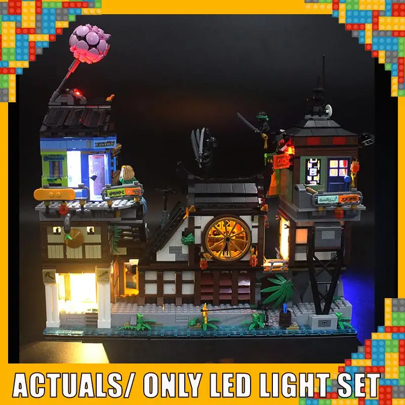 

Led Light For 06083 LegoSet Ninjia Seires 70657 City Docks Building Blocks Bricks Model (Not Include Blocks Set)