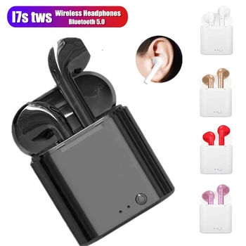 

i7s TWS Bluetooth earphones music Headphones sports wireless Hifi earbuds suitable For Iphone Xiaomi huawei samsung Android IOS