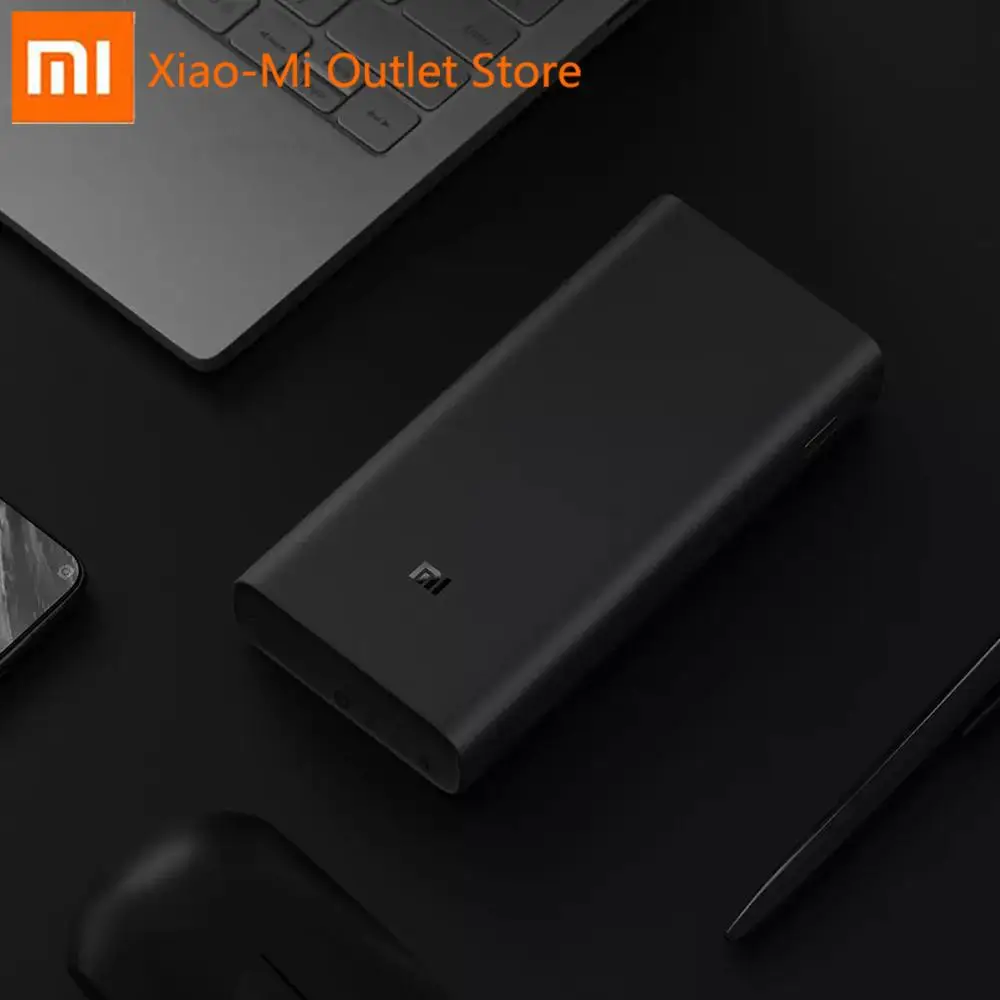 Xiaomi Youpin Xiaomi power Bank 3 Поддержка мобильного телефона Xiaomi супер вспышка зарядка Быстрая зарядка ноутбуки три порта 74wh Емкость