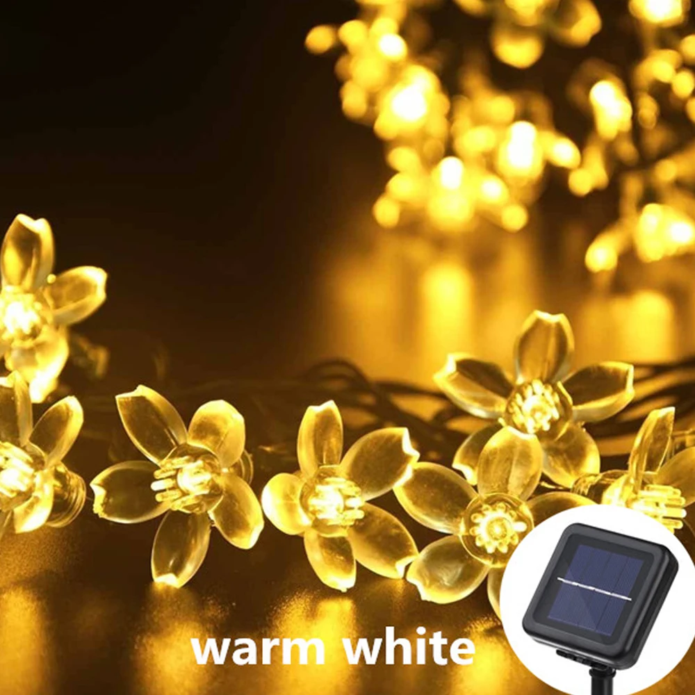 7M50 Led Solar String Light For Garden Decoration Home Party Flower Led Fairy Light Solar Lamp Outdoor Waterproof Lamp 4
