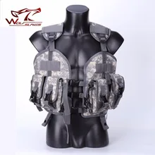 Жилет с водяным мешком, военный тактический боевой жилет, нагрудная установка, пейнтбол, страйкбол, жилет