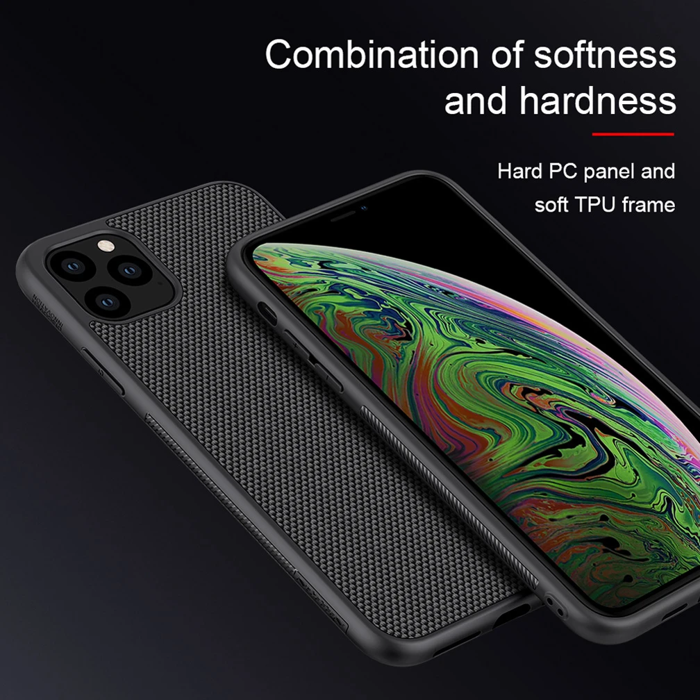 Чехол для iPhone 11 Pro Max NILLKIN текстурированный нейлоновый волоконный чехол задняя