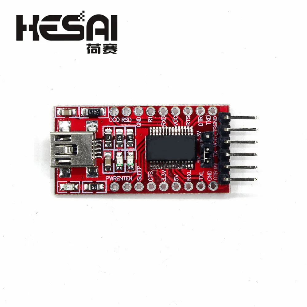 Convertitore USB UART CP2104, interfaccia seriale/TTL a USB, 3,3 V/5 V, convertitore seriale USB per Linux, macOS, Win7, Win8, Win10 (adattatore