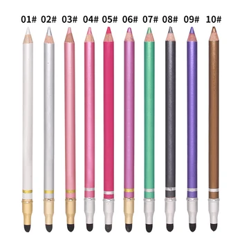 

1 Pcs Color Long Lasting Eye Liner Pencil Waterproof Eyeliner Brush Smudge Proof Cosmetic Beauty Makeup Liquid Eye Shadow TSLM1