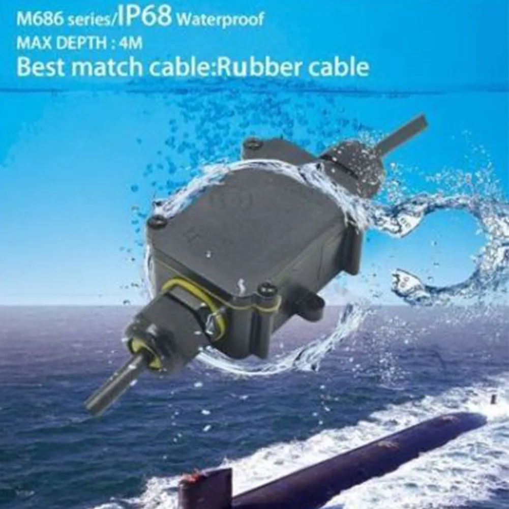 

Adapter Screw Cable Connector Plug Copper Durable Compact Electrical Wire Outdoor IP68 Waterproof Practical Widely Use Socket