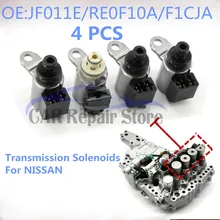 4 шт. CVT JF011E коробка передач набор соленоидов для NISSAN DODGE Nissan Altima Sentra Dodge ремонт 2007-12 2,0 2,4 л