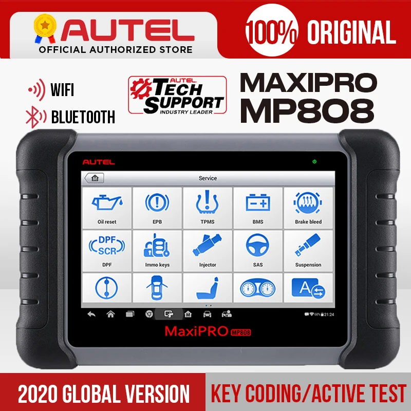 Autel MaxiPRO MP808 диагностический сканер инструмент OBD2 OBDII автомобильные инструменты