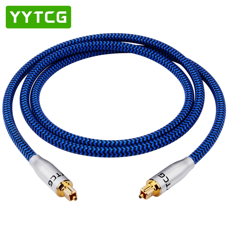 

YYTCG Optical Audio Cable Digital Sound SPDIF Coaxial Cord Toslink Fiber Optic Cable OD7.0MM