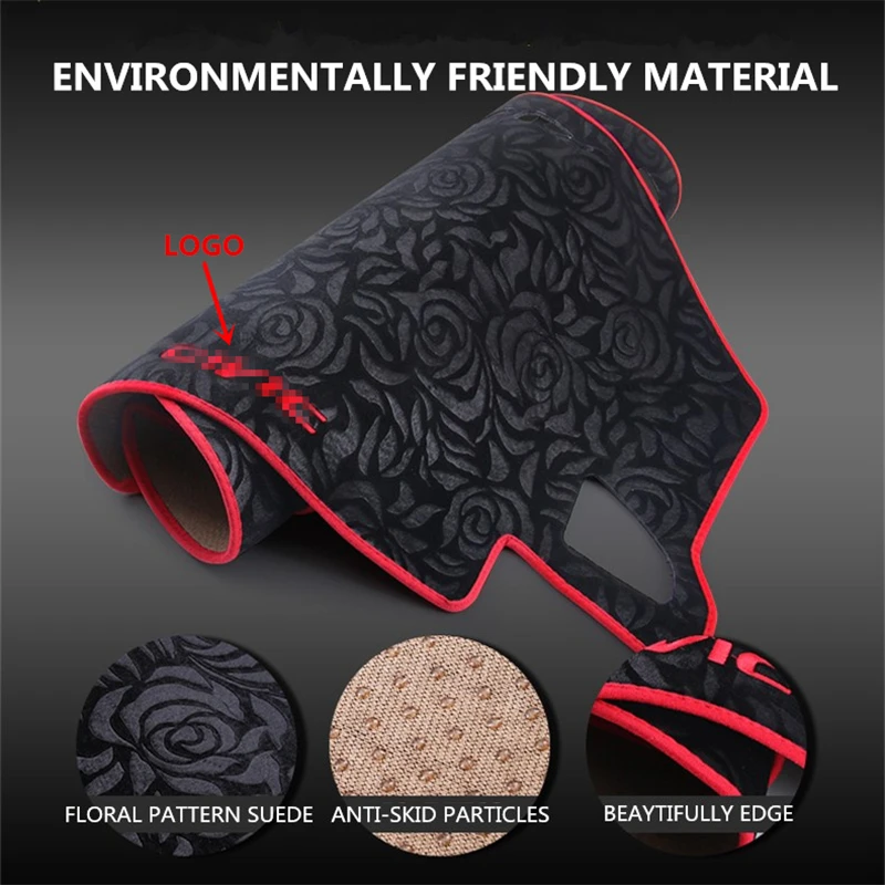 Light pad For Honda Ten generation Civic special instrument panel pad center console floral pattern sunscreen pad modification