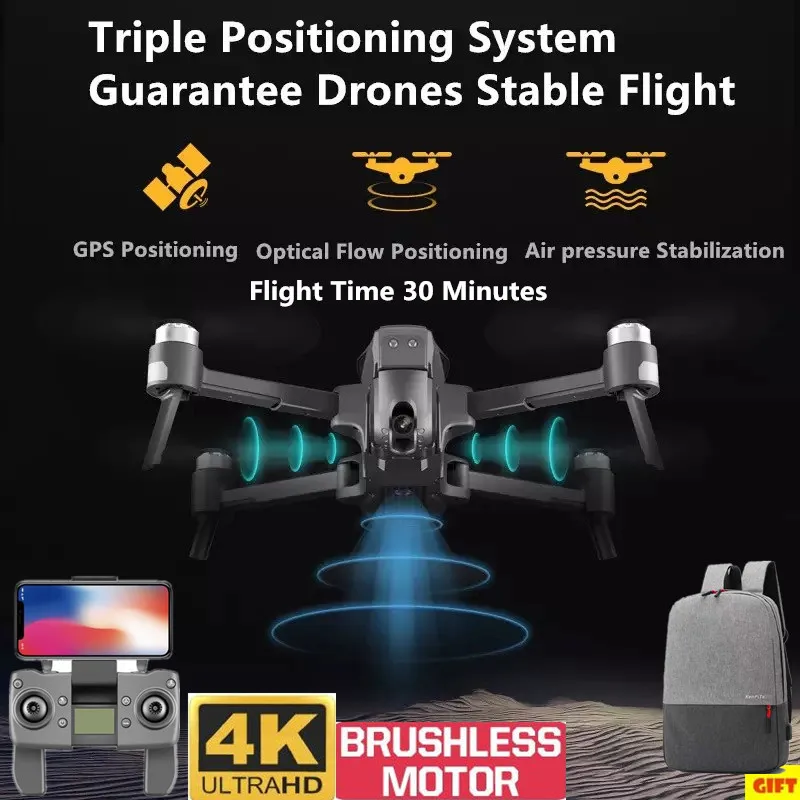 Новейший профессиональный бесщеточный Дрон Mark300 GPS Квадрокоптер с двойной