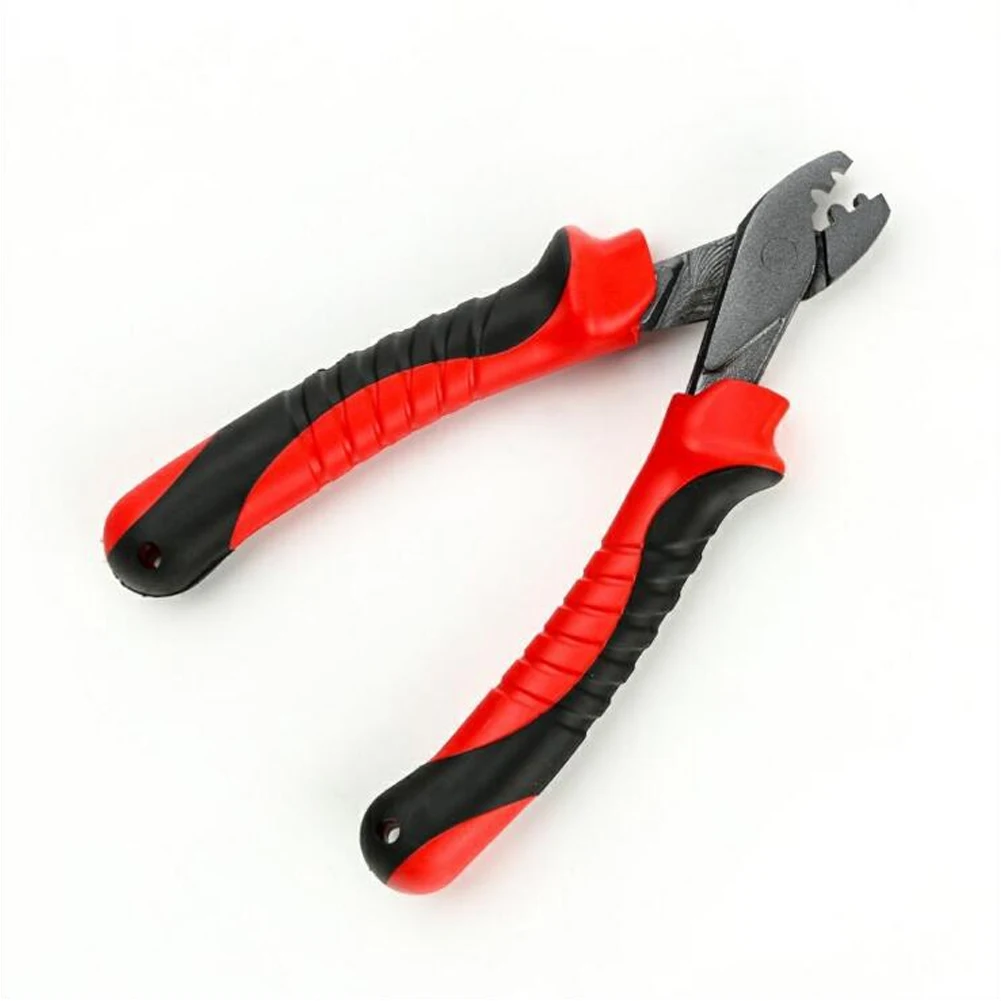 

Fishing Tool Hard Rubber Useful Multi Functioned Lever Principle Outdoor Carbon Steel Six Little Teeth Pliers Durable