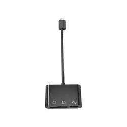 Многофункциональный адаптер 3 в 1 Micro USB для чтения карт Поддержка Micro SD/TF карты для телефона мышка с камерой USB флэш-накопитель