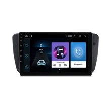 Radio Multimedia con GPS para coche, Radio con reproductor, Android, 2 Din, con marco, para Seat Ibiza 6j, 2009-2013, 9 pulgadas