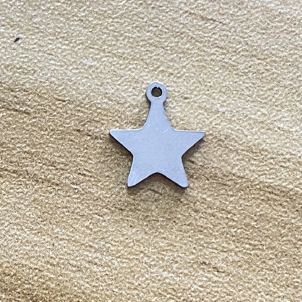 

10Pcs 10-20mm 50types 100% Stainless Steel Pentagram Jewelry Diy Making Handmade Double Pattern Mix Charms Pendant Make