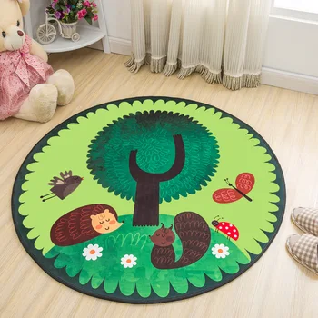 

Door mat suction into the cartoon round carpet kitchen floor mat absorbent foot mat doorhall anti-slip carpet