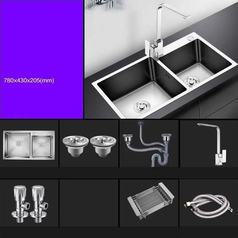Lavandino Umywalka Portable Gootsteen Evier Inox Cuba Para Kitchen Lavabo Pia Cozinha Fregadero De Cocina Dishwash Sink