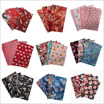 

5Pcs/set 20x25cm Printed Cotton Fabric Scrapbooking Cloth DIY Handmade Patchwork Material for Needlework Sewing Accessory