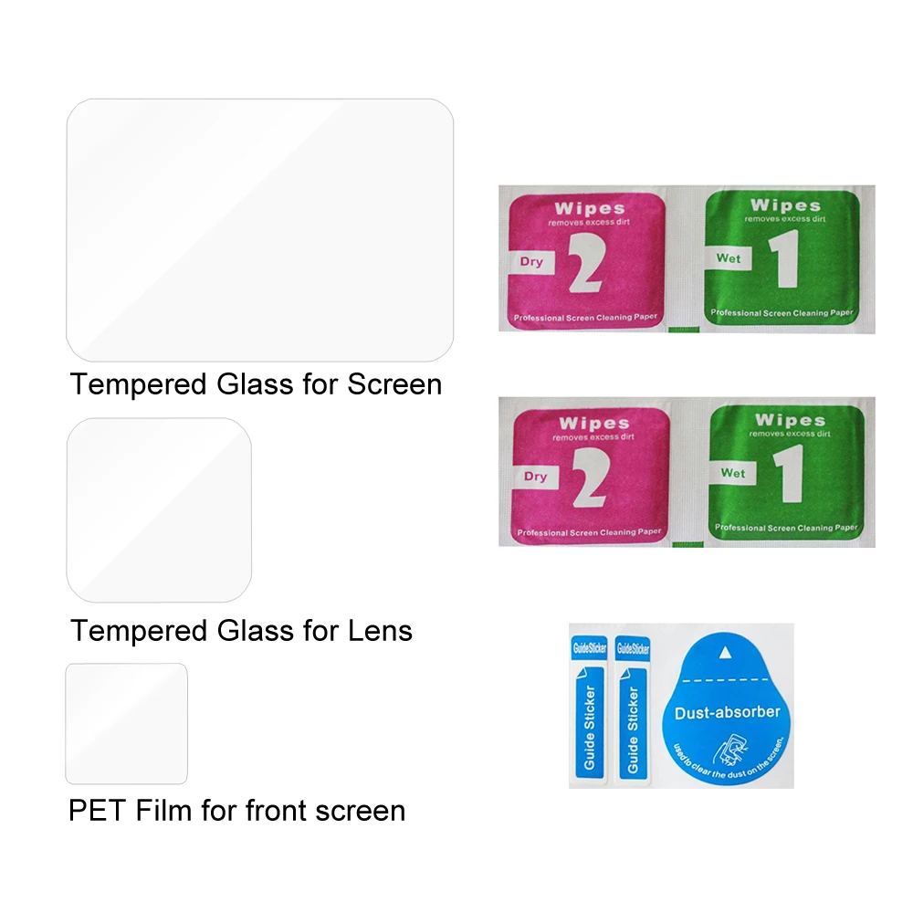Tempered Glass Screen Protector for GoPro Hero 8 Black Lens Protection Protective Film for Gopro8 Go pro 8 Camera Accessories-4