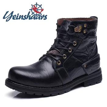 

Mens Shoes Casual Desert Boots Vintage Outdoor Shoes Culture Rookie Mens Classic Motorcycle Office Jeans Boots Botas Hombre