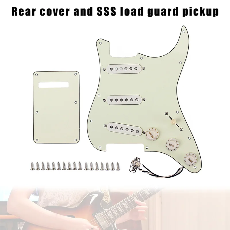 

Guitar Pickup Loaded Pickguard Portable Musical Instrument Accessories for Music Lovers M88
