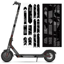 Scooter Parts Night Safety Accessories Reflective Styling Stickers Reflect Light Tags Paster Decals Skateboard Sticker