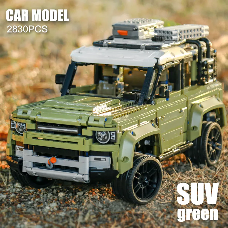 

New Guardian Off-road Vehicle Land Car Rover Fit Lepining Technic Defender 42110 Model Building Blocks Bricks Toys Kid Christmas