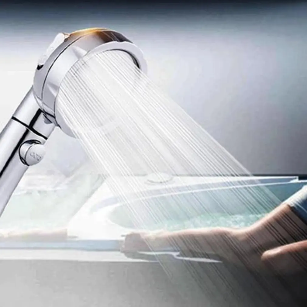 Japanese-Style Supercharged Shaking Head Shower Multi-Function One-Button Water Stop Nozzle Large Water Shower Head