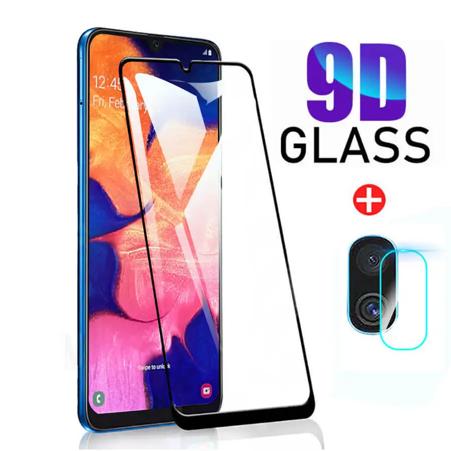 

9D Tempered Glass For Samsung Galaxy A10 A30s A50 M30s Camera Glass Protector on Samsun A 10 S M 30S A 50 A 30 Safety Film Armor