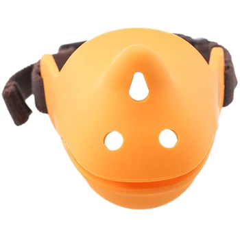 

Breathable Cute Dog Muzzle Silicone Anti-Bite Dog Muzzles Stop Bark Bite Mouth Mask Adjustable for Small Dog Pets