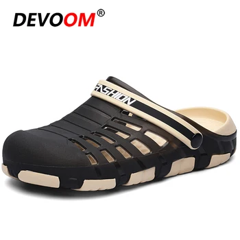 

Summer Outdoor Non-slip Light Soft Clogs Sneakers Slippers Men 2020 Sport Beach Sandals Men Garden Hole Shoes Sandalias Hombre