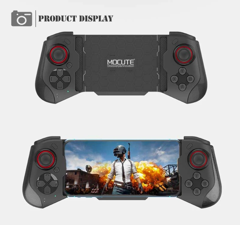 Mocute Wireless Bluetooth-compatible Pubg Mobile Gamepad Joystick Mocute 060 Game Controller for Android iOS
