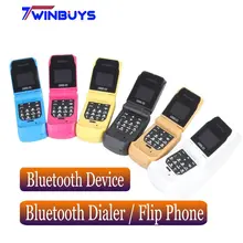 Smalleset LONG-CZ J9 флип мобильные телефоны беспроводной Bluetooth Dialer громкой связи BT Музыка FM радио SOS мини Дети Мобильные телефоны