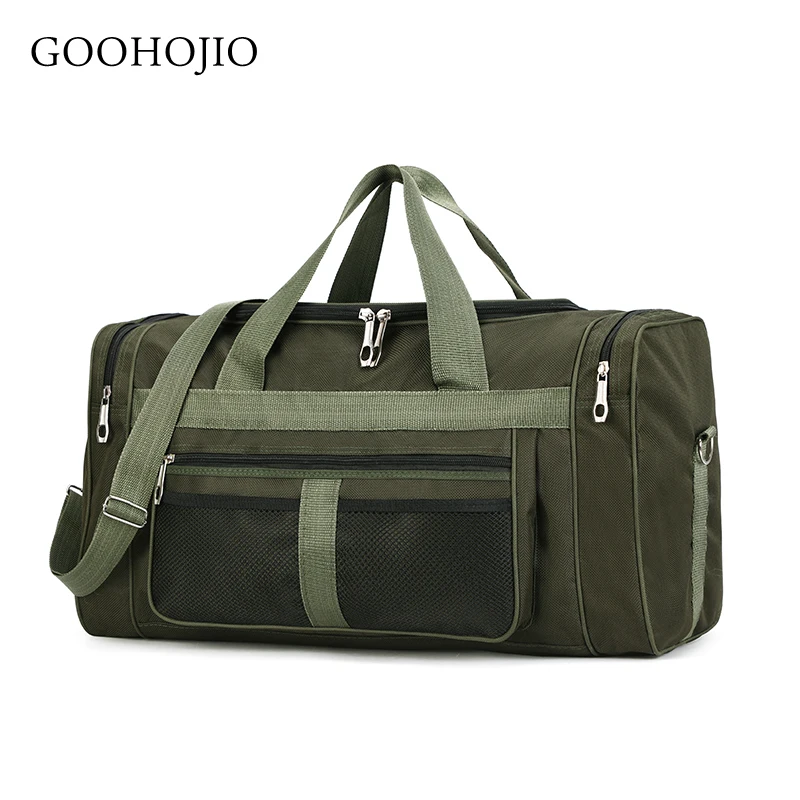 

Hot Waterproof Nylon Travel Handbag Men Fashion Carry On Weekend Bags casual Large Capacity Tote Cross-body Classic Handbag