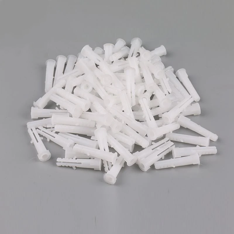 Anchors  5-14mm Screws M5-M14 Rubber Expansion Pipe Flat Round Head Self-Tapping Screw Nylon Tube Wall Wood Hardware Tool