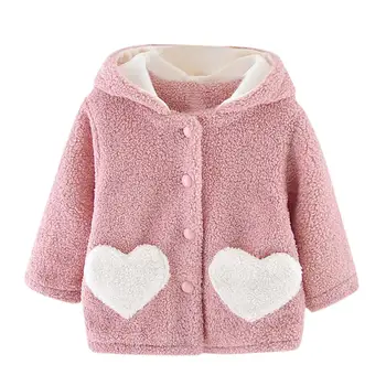 

Kids Winter Cartoon Windproof Coat Hooded Warm Clothes 2019 New Toddler Girls Boys Outwear Fashion Long Sleeve Winter Jacket