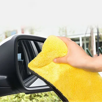 

2020 Car Care Polishing Wash Towels Plush Microfiber Washing Drying Towel Strong Thick Plush Polyester Fiber Car Cleaning Cloth