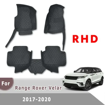 

RHD Carpets Car Floor Mats For Range Rover Velar 2017 2018 2019 2020 Auto Interiors Accessories Styling Covers For Land Rover