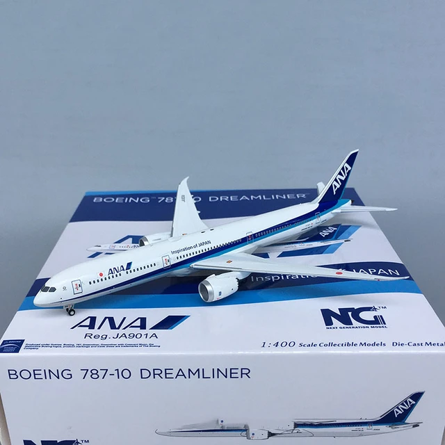 1:400 Scale Ana Boeing 787-10 Alloy Simulation Airliner Model