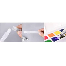 מים צביעת מברשת עטים, סט של 6 אקווה ציור מברשות עבור מים מסיס בצבע עיפרון, מים צבע מים-בסיס סמנים(China)