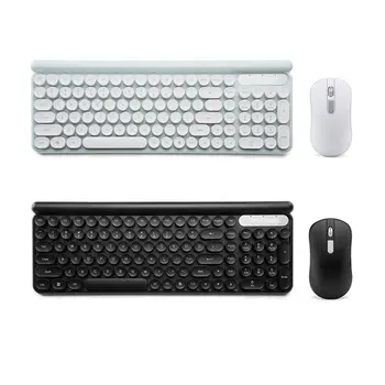 

Wireless Keyboard and Mouse Set Battery Powered Silent Desktop Computer Laptop Keypad Office Home Mouse Keyboard