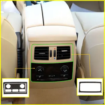 

Car Rear Exhaust Air Outlet Cigarette Lighter Panel Real Carbon Fiber Used In Bmw 2004-2010 E60/E61 Car Interior Accessories