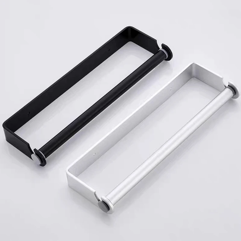 WZLY cocina repisa para papel Film negro de baño de aluminio rollo de papel toalla bares de Casa conservante accesorio de película
