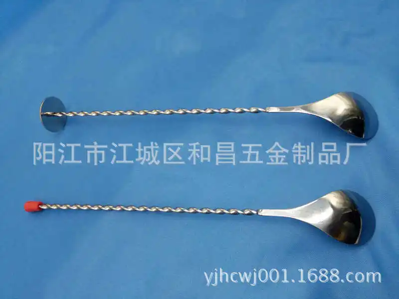 Нержавеющая сталь Swizzle Stick плоский Swizzle Stick золотая нить Swizzle Stick Золотой мешалка инструмент для барменов