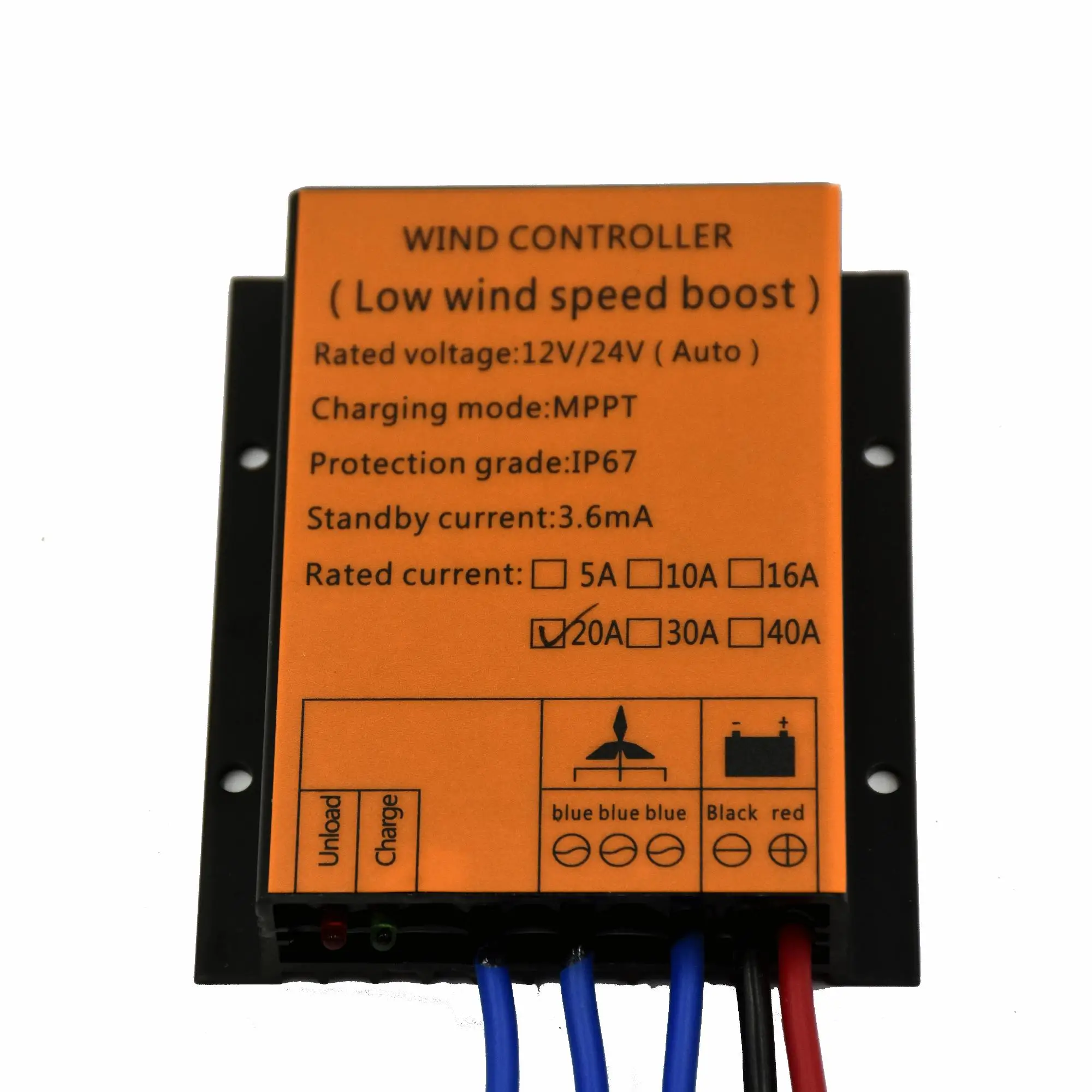 

100W 300W 600W 720W 10A/16A/20A/30A MPPT/BOOST Wind Charge Controller For 12V/24V Turbine Generator, Self-Adaptive, Water Proof